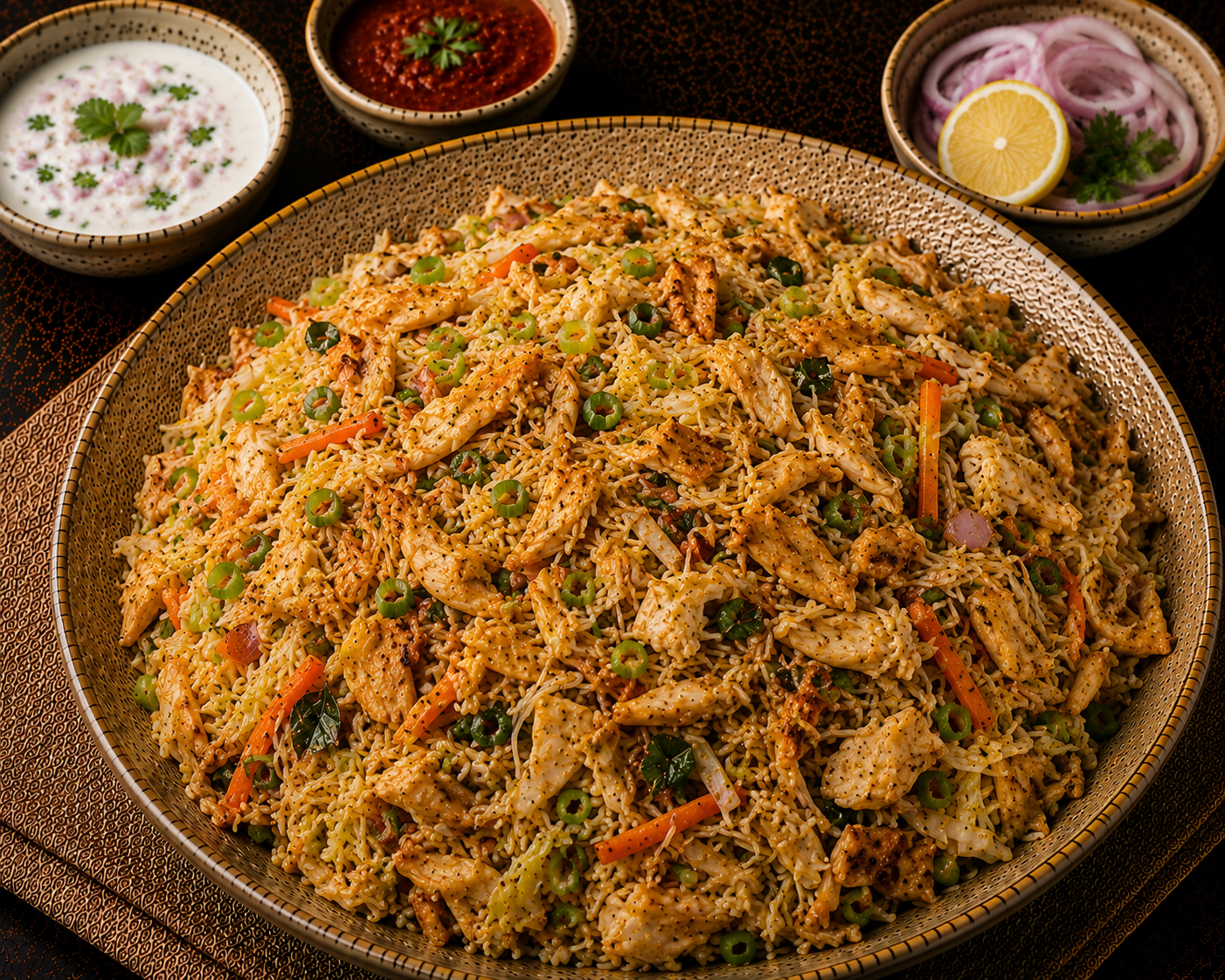 Chicken Idiyappam Kottu