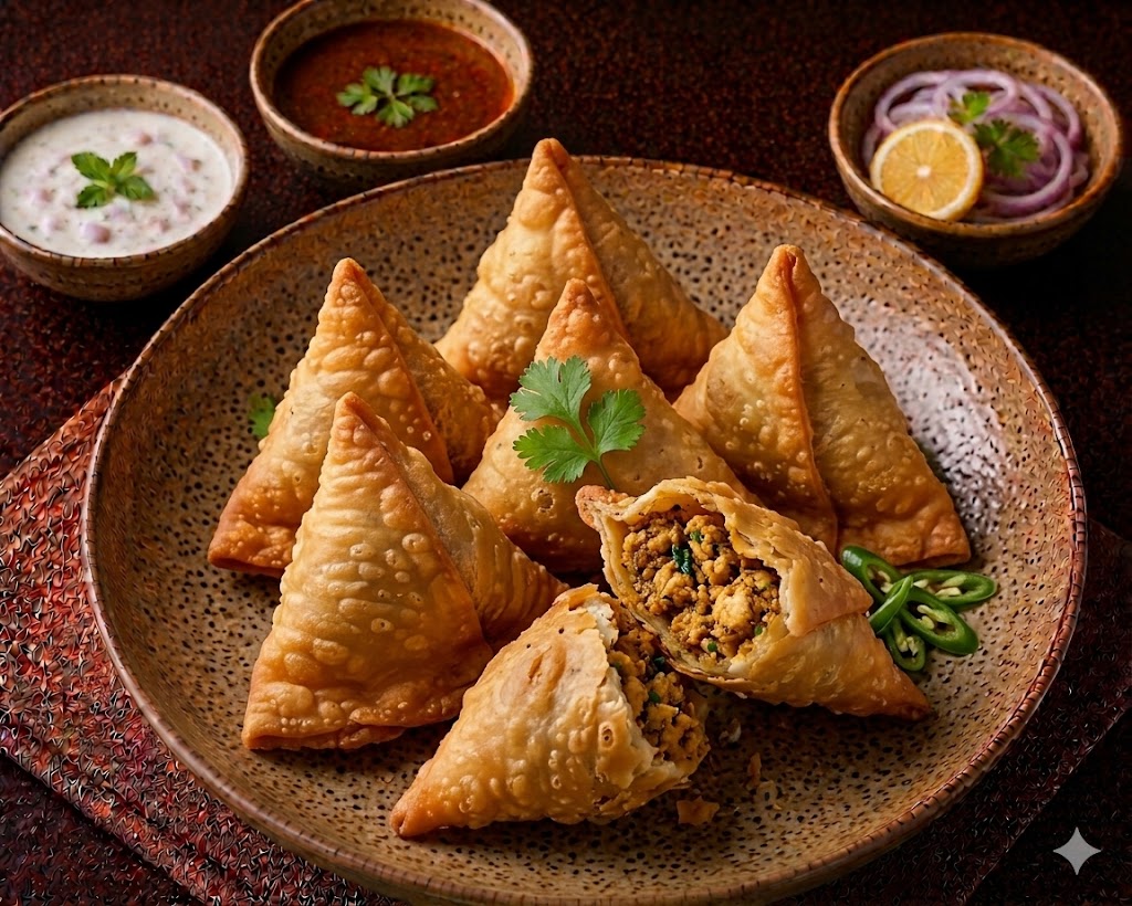 Veg Samosa(4)